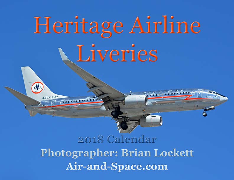 Lockett Books Calendar Catalog: Heritage Airline Liveries